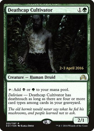 Deathcap Cultivator [Shadows over Innistrad Promos] | Exor Games Summserside