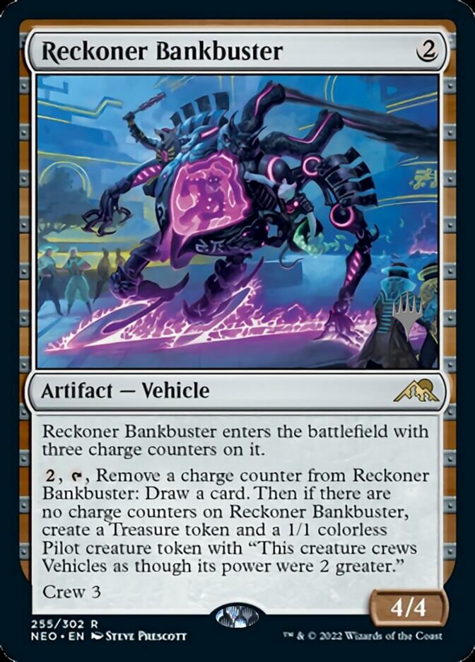 Reckoner Bankbuster (Promo Pack) [Kamigawa: Neon Dynasty Promos] | Exor Games Summserside