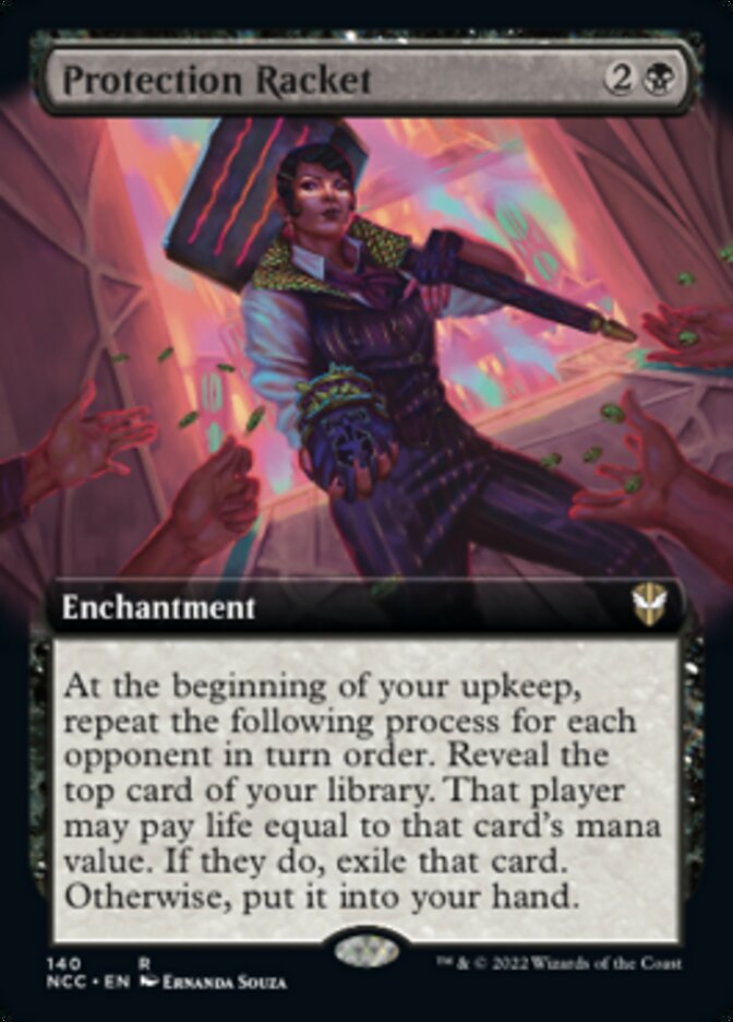 Protection Racket (Extended Art) [Streets of New Capenna Commander] | Exor Games Summserside
