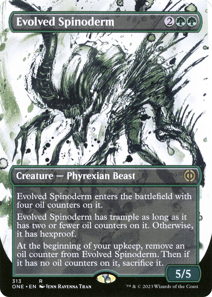 Evolved Spinoderm (Borderless Ichor) [Phyrexia: All Will Be One] | Exor Games Summserside