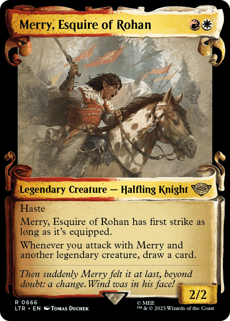 Merry, Esquire of Rohan [The Lord of the Rings: Tales of Middle-Earth Showcase Scrolls] | Exor Games Summserside