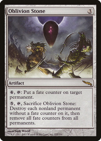 Oblivion Stone [Mirrodin] | Exor Games Summserside