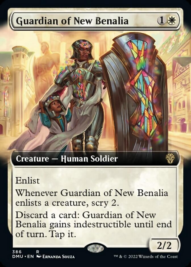 Guardian of New Benalia (Extended Art) [Dominaria United] | Exor Games Summserside
