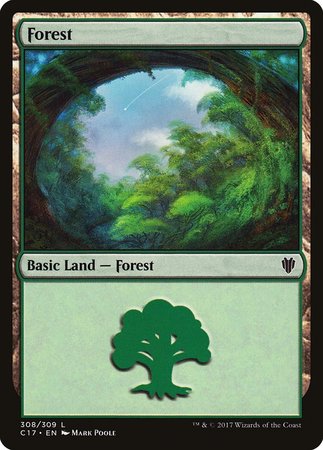 Forest (308) [Commander 2017] | Exor Games Summserside