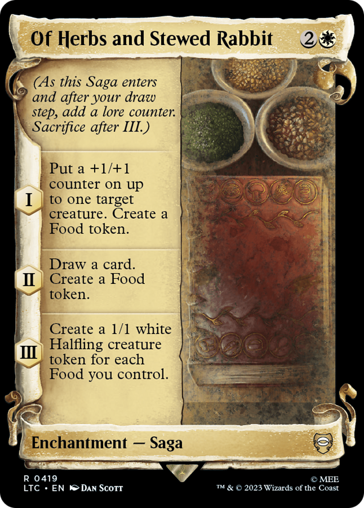 Of Herbs and Stewed Rabbit [The Lord of the Rings: Tales of Middle-Earth Commander Showcase Scrolls] | Exor Games Summserside