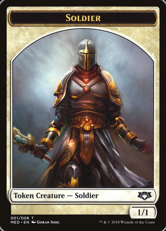 Soldier Token [Mythic Edition Tokens] | Exor Games Summserside