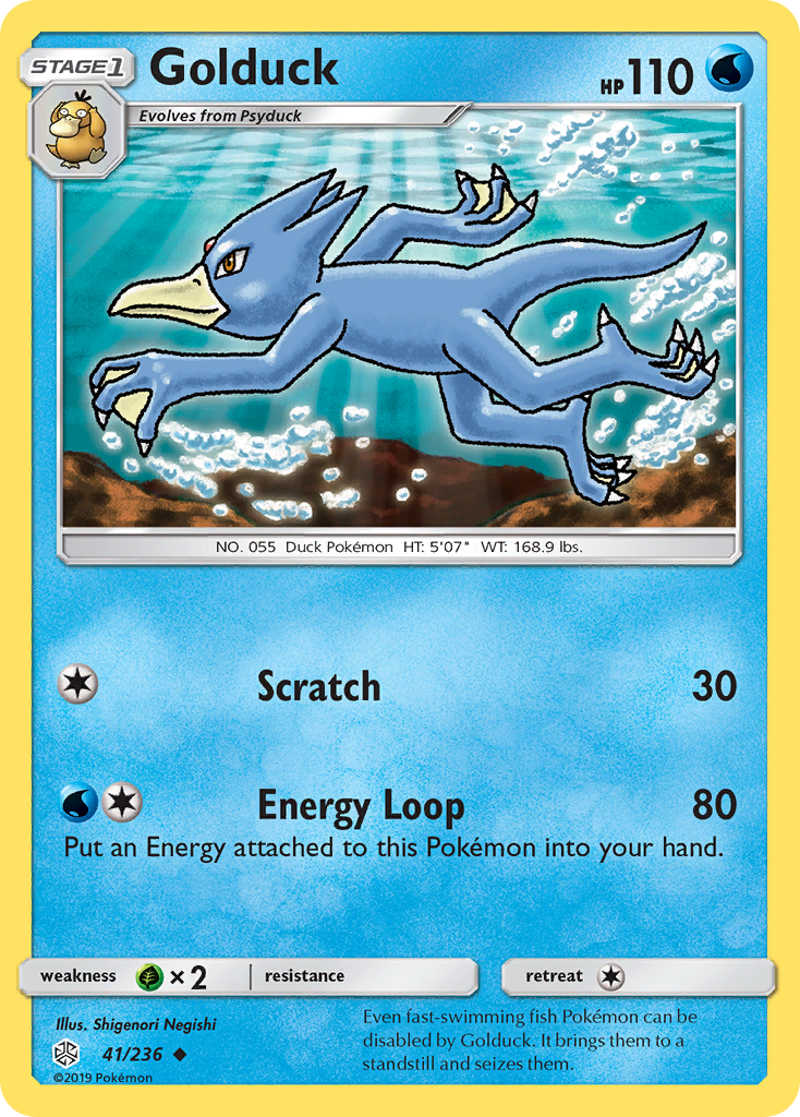 Golduck (41/236) [Sun & Moon: Cosmic Eclipse] | Exor Games Summserside