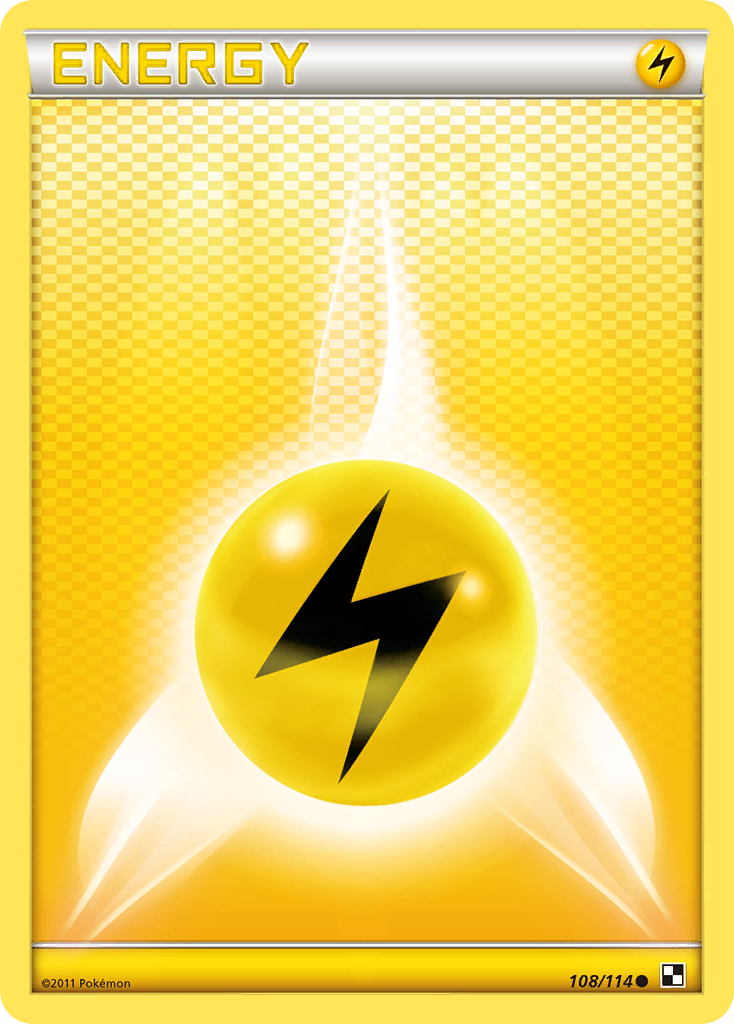 Lightning Energy (108/114) [Black & White: Base Set] | Exor Games Summserside