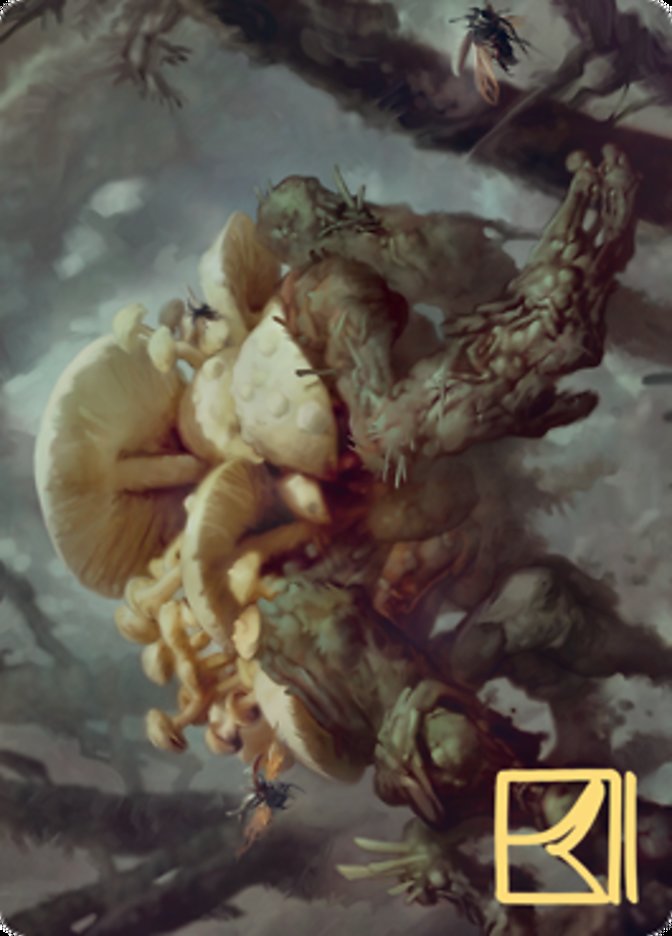 Swarm Shambler Art Card (Gold-Stamped Signature) [Zendikar Rising Art Series] | Exor Games Summserside