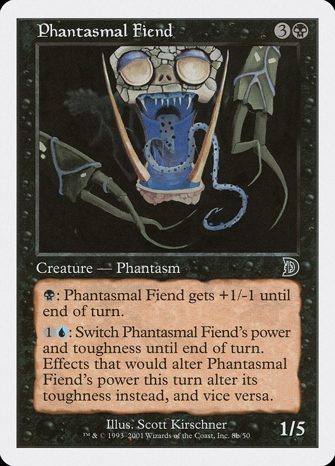 Phantasmal Fiend (Black Background) [Deckmasters] | Exor Games Summserside