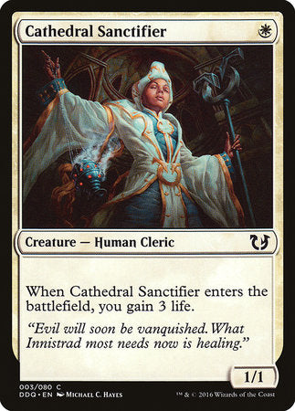 Cathedral Sanctifier [Duel Decks: Blessed vs. Cursed] | Exor Games Summserside