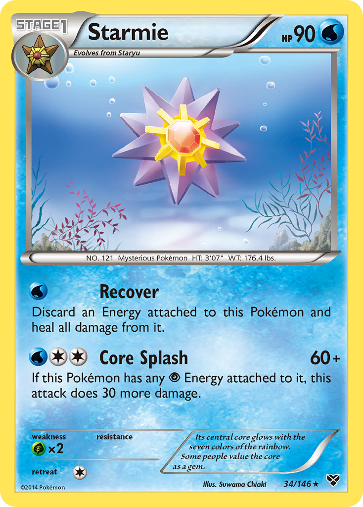 Starmie (34/146) [XY: Base Set] | Exor Games Summserside