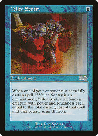 Veiled Sentry [Urza's Saga] | Exor Games Summserside