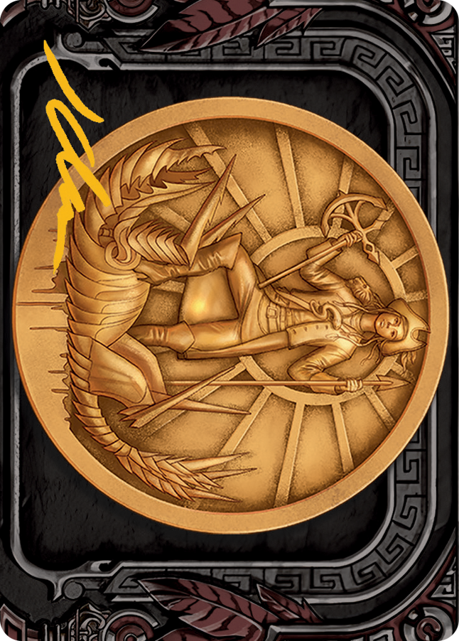 Captain Lannery Storm Art Card (Gold-Stamped Signature) [March of the Machine Art Series] | Exor Games Summserside