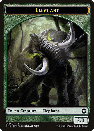 Elephant Token [Eternal Masters Tokens] | Exor Games Summserside