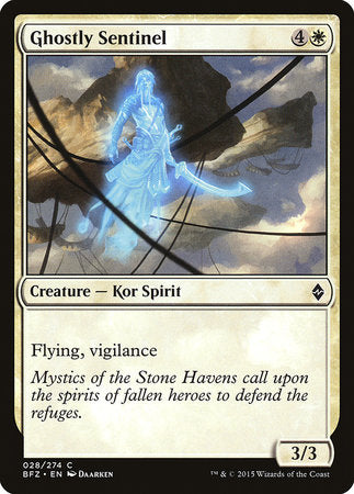 Ghostly Sentinel [Battle for Zendikar] | Exor Games Summserside