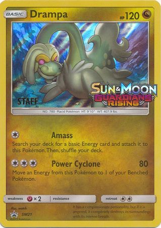 Drampa (SM21) (Staff Prerelease Promo) [Sun & Moon: Black Star Promos] | Exor Games Summserside