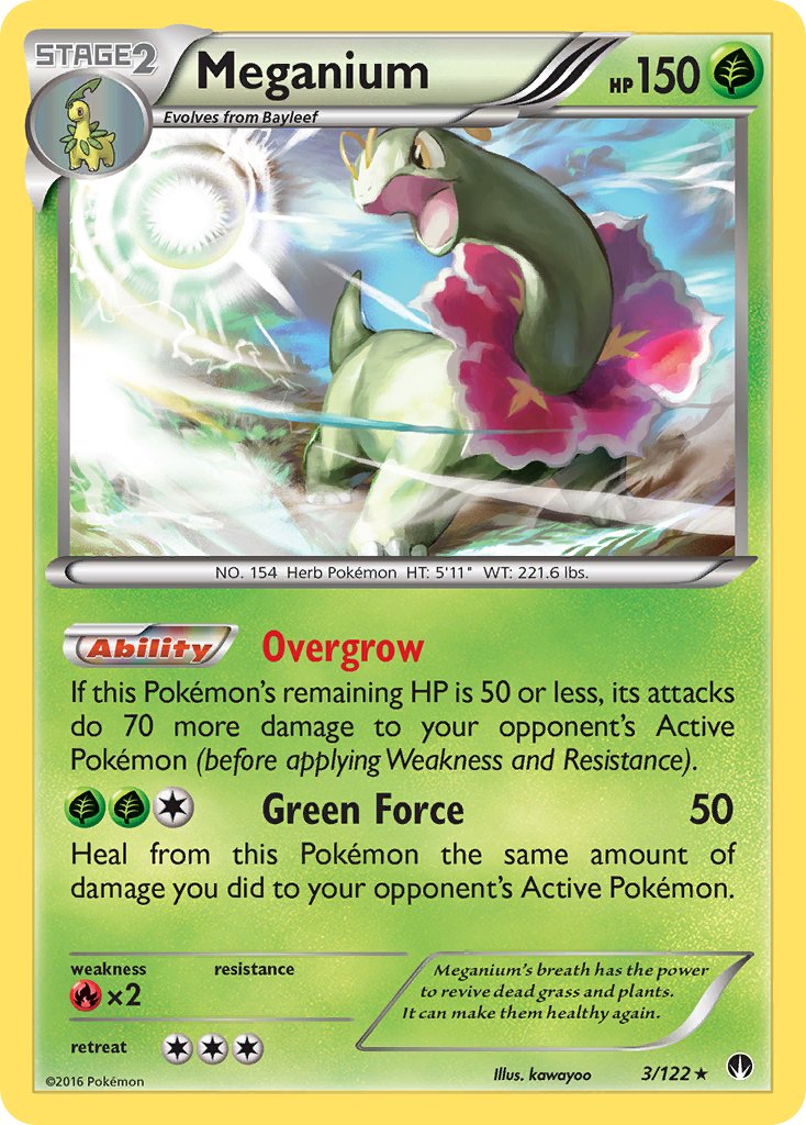 Meganium (3/122) [XY: BREAKpoint] | Exor Games Summserside