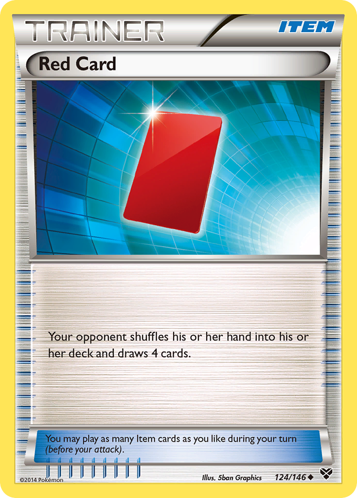 Red Card (124/146) [XY: Base Set] | Exor Games Summserside