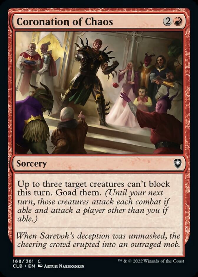 Coronation of Chaos [Commander Legends: Battle for Baldur's Gate] | Exor Games Summserside