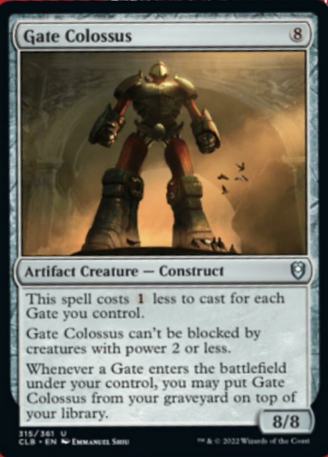 Gate Colossus [Commander Legends: Battle for Baldur's Gate] | Exor Games Summserside