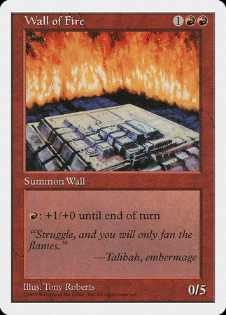 Wall of Fire [Fifth Edition] | Exor Games Summserside