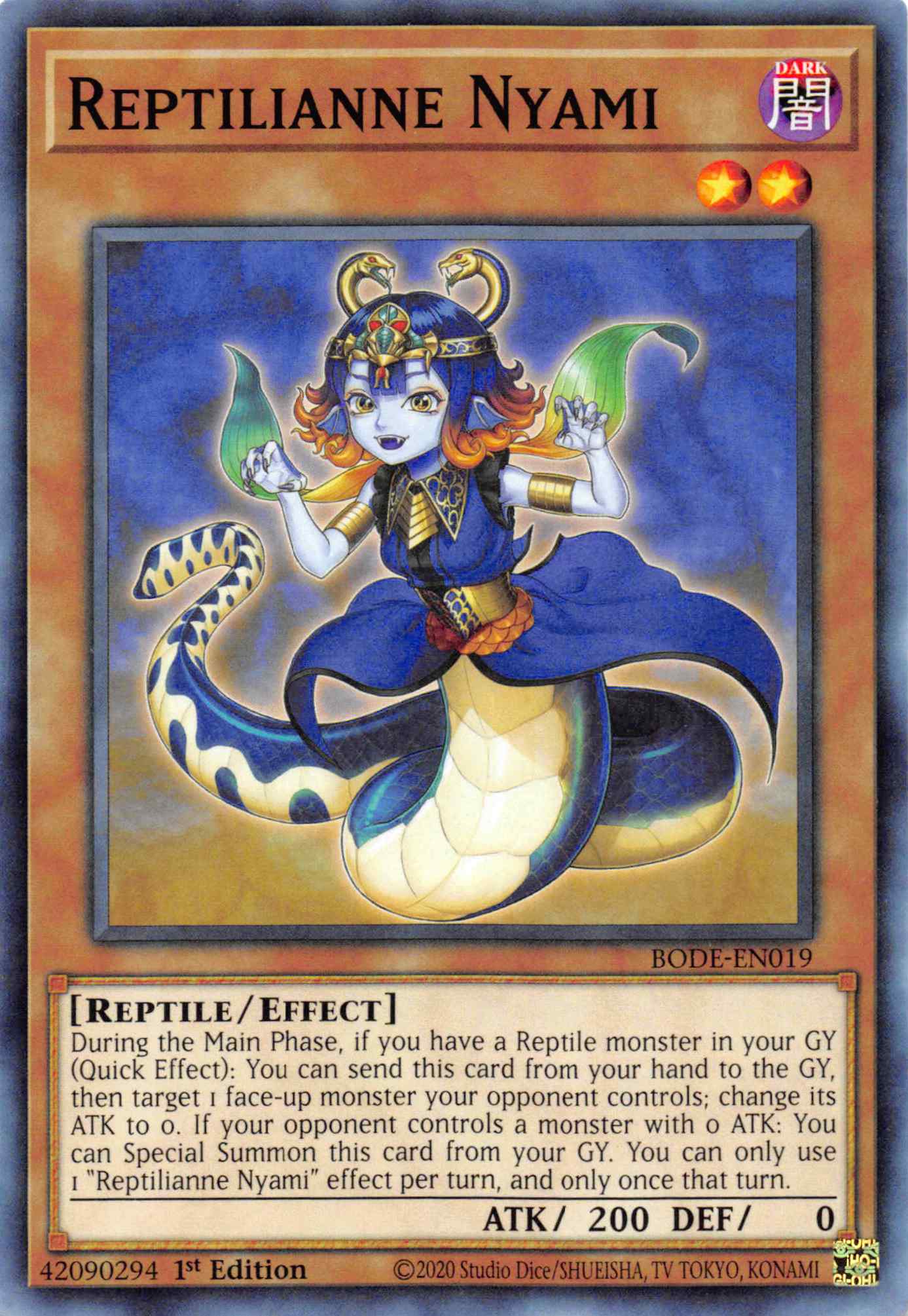 Reptilianne Nyami [BODE-EN019] Common | Exor Games Summserside