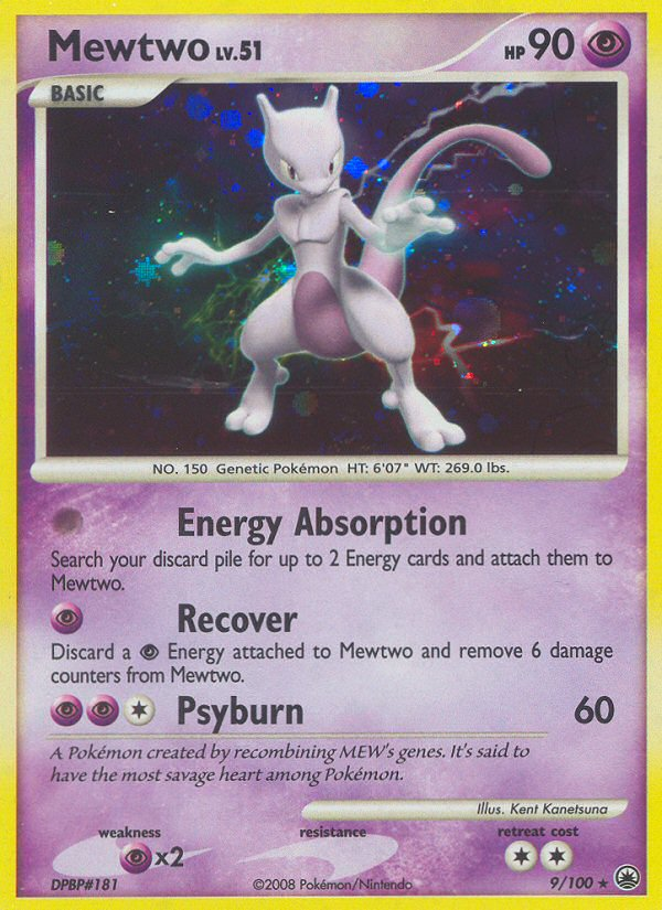 Mewtwo (9/100) [Diamond & Pearl: Majestic Dawn] | Exor Games Summserside