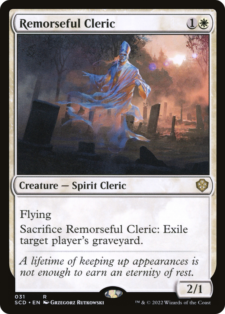 Remorseful Cleric [Starter Commander Decks] | Exor Games Summserside