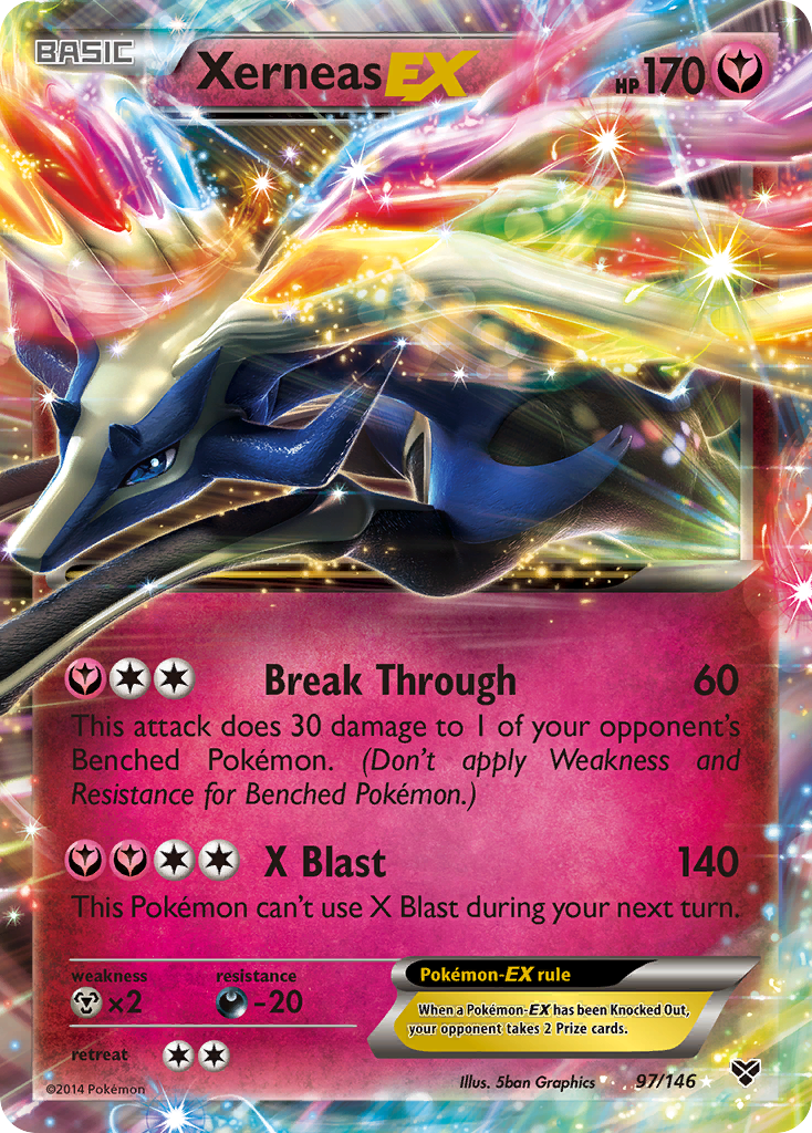 Xerneas EX (97/146) [XY: Base Set] | Exor Games Summserside