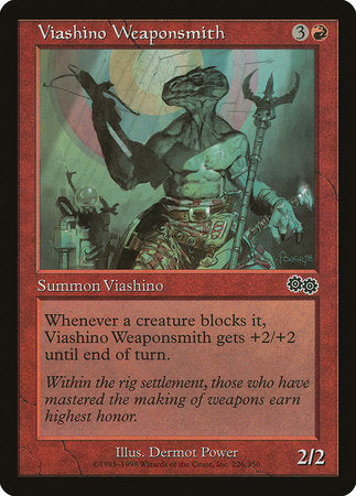 Viashino Weaponsmith [Urza's Saga] | Exor Games Summserside