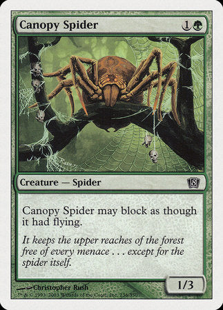 Canopy Spider [Eighth Edition] | Exor Games Summserside