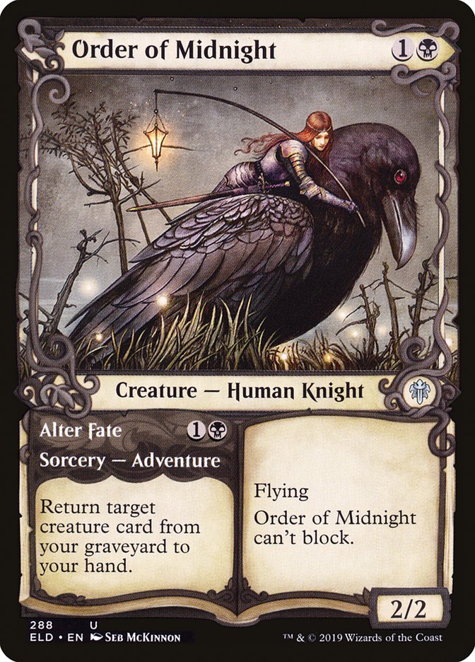 Order of Midnight // Alter Fate (Showcase) [Throne of Eldraine] | Exor Games Summserside