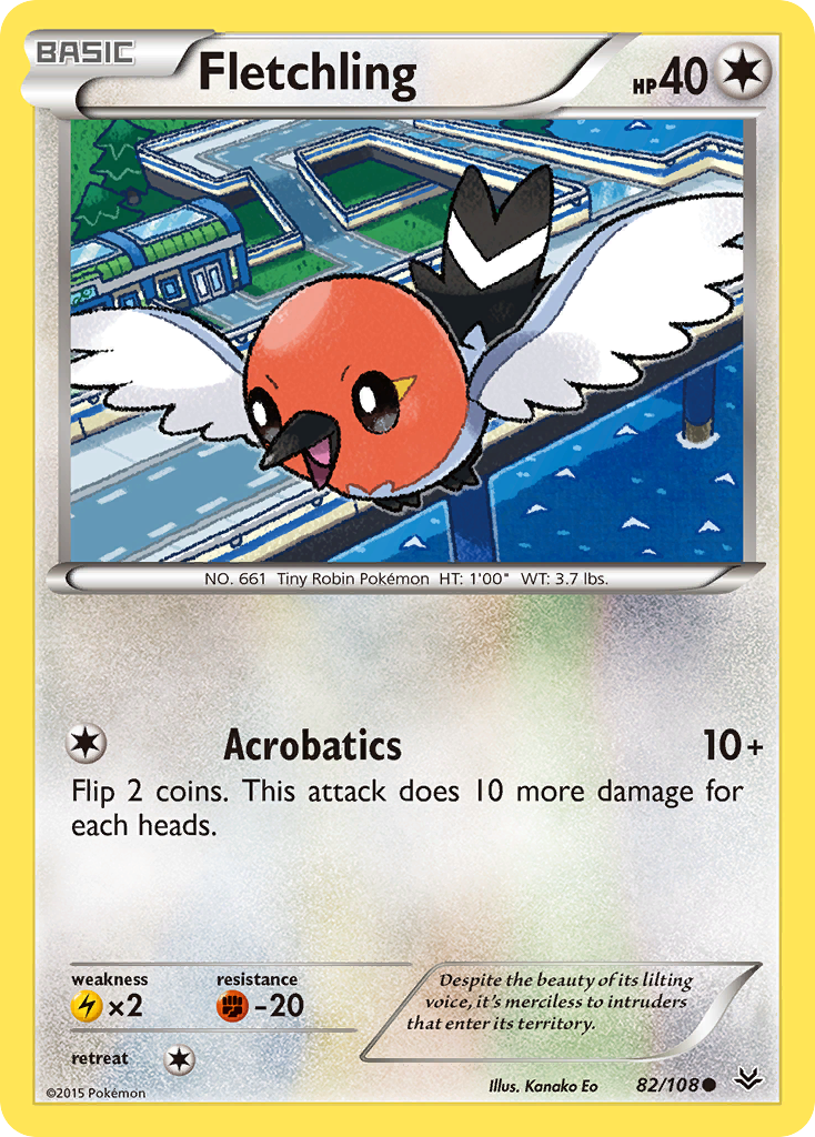 Fletchling (82/108) [XY: Roaring Skies] | Exor Games Summserside