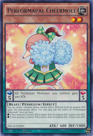 Performapal Cheermole [NECH-EN001] Rare | Exor Games Summserside