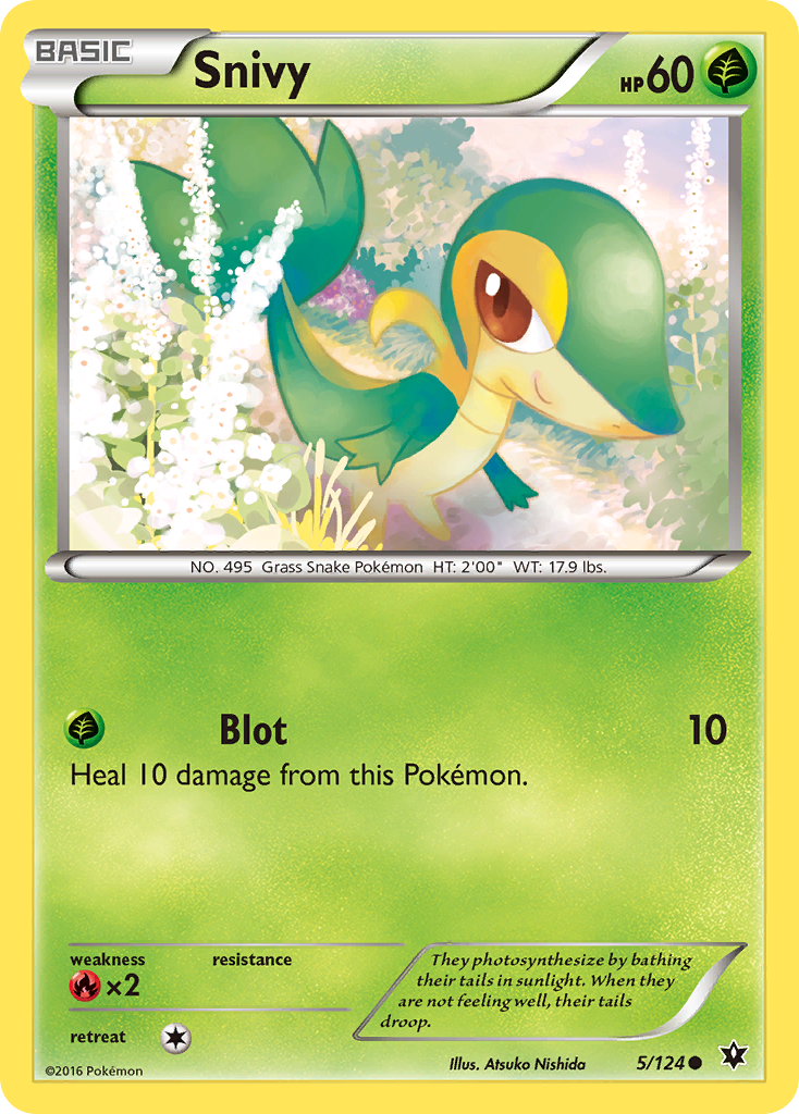 Snivy (5/124) [XY: Fates Collide] | Exor Games Summserside