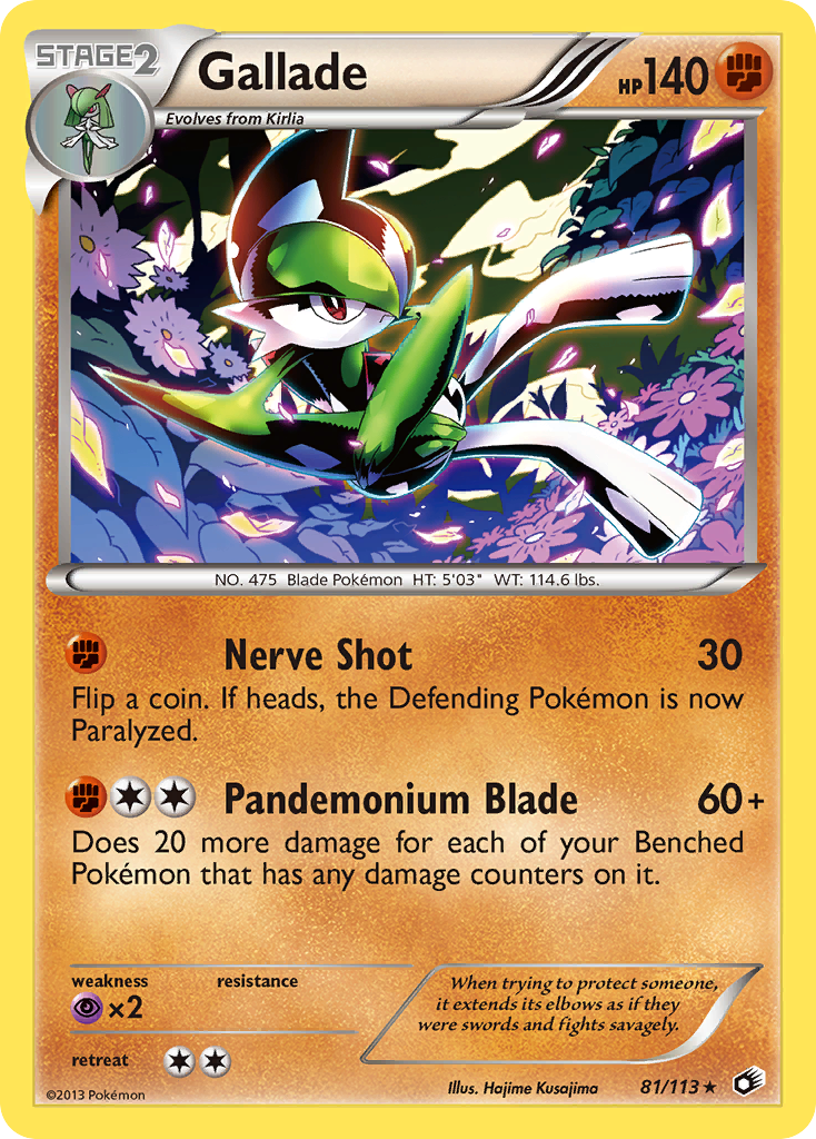 Gallade (81/113) [Black & White: Legendary Treasures] | Exor Games Summserside