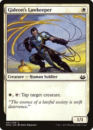 Gideon's Lawkeeper [Modern Masters 2017] | Exor Games Summserside