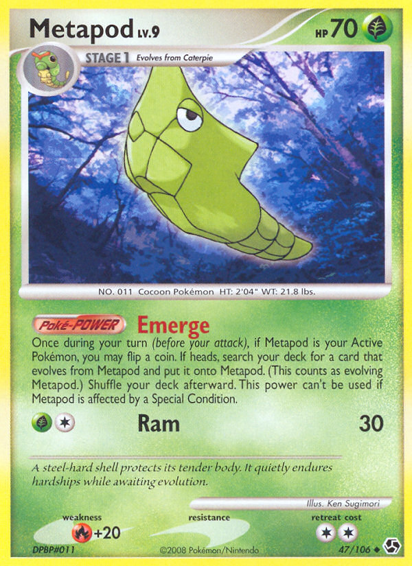 Metapod (47/106) [Diamond & Pearl: Great Encounters] | Exor Games Summserside