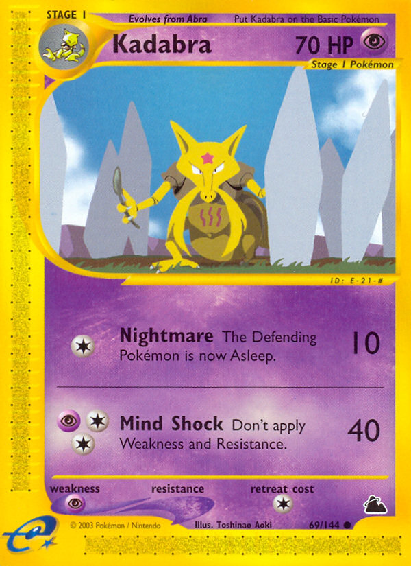 Kadabra (69/144) [Skyridge] | Exor Games Summserside