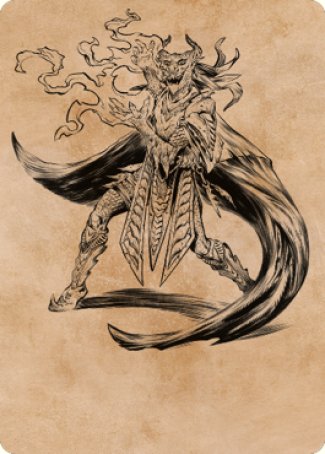 Livaan, Cultist of Tiamat Art Card [Commander Legends: Battle for Baldur's Gate Art Series] | Exor Games Summserside