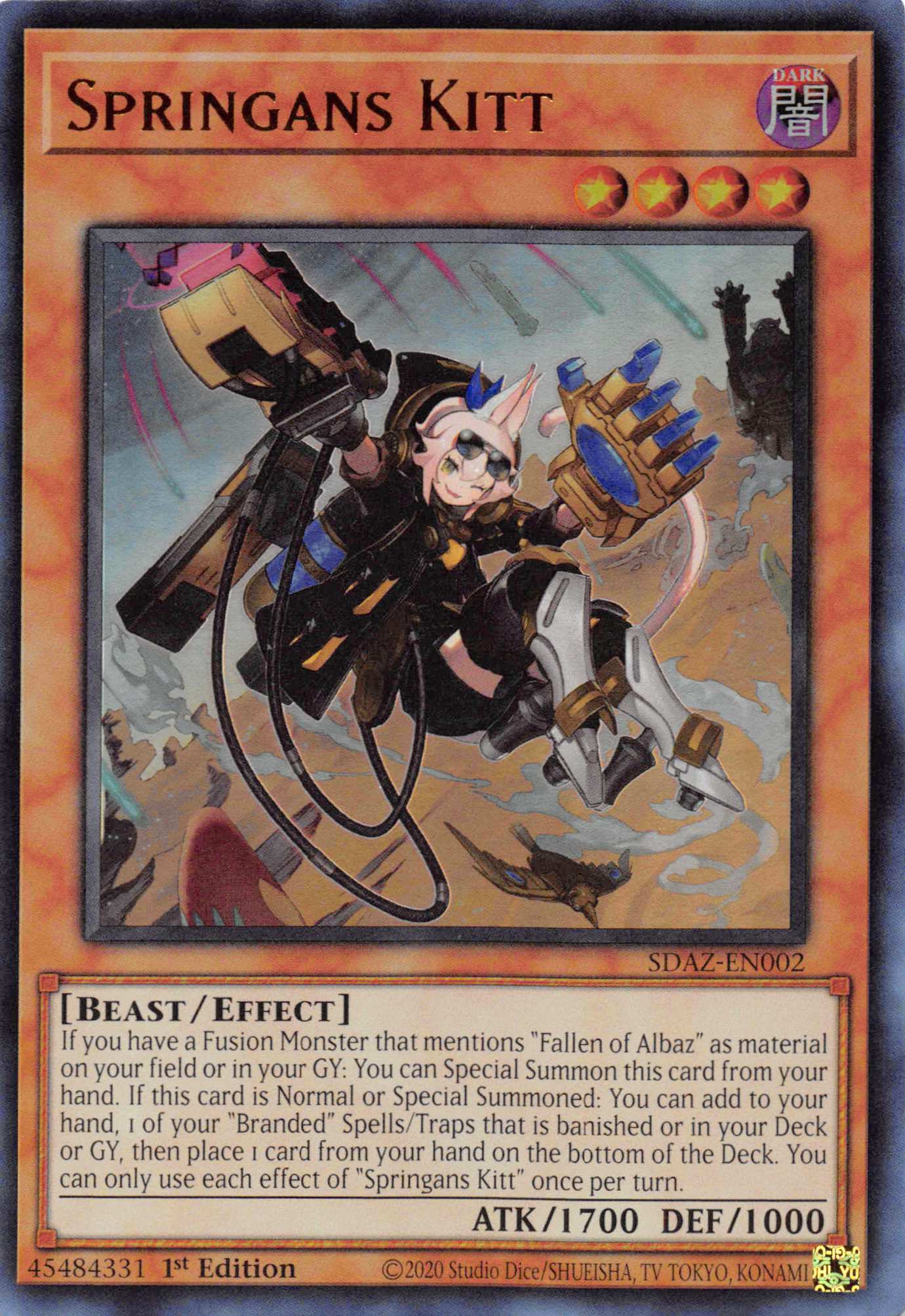 Springans Kitt [SDAZ-EN002] Ultra Rare | Exor Games Summserside