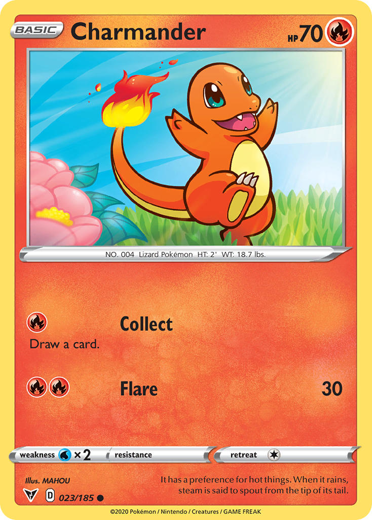 Charmander (023/185) [Sword & Shield: Vivid Voltage] | Exor Games Summserside