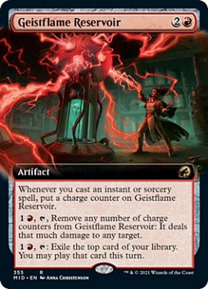 Geistflame Reservoir (Extended) [Innistrad: Midnight Hunt] | Exor Games Summserside