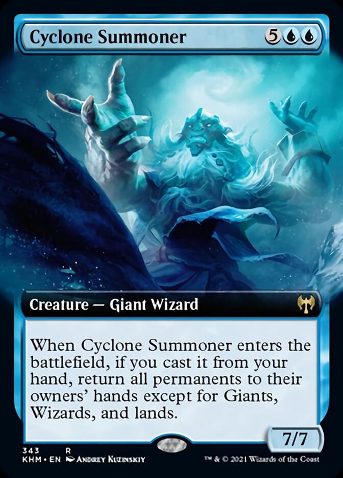 Cyclone Summoner (Extended Art) [Kaldheim] | Exor Games Summserside