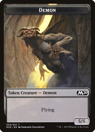 Demon Token [Core Set 2020 Tokens] | Exor Games Summserside