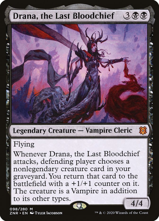 Drana, the Last Bloodchief [Zendikar Rising] | Exor Games Summserside