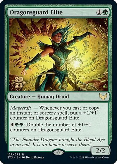 Dragonsguard Elite [Strixhaven: School of Mages Prerelease Promos] | Exor Games Summserside