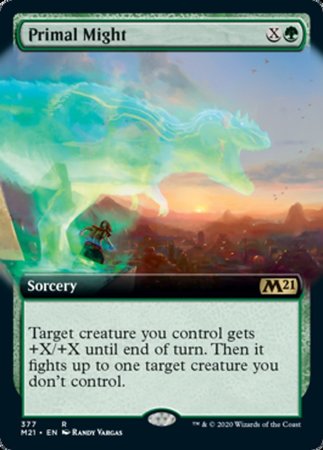 Primal Might (Extended Art) [Core Set 2021] | Exor Games Summserside