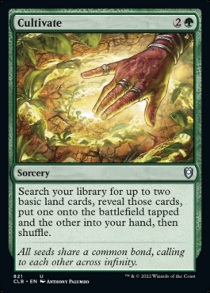 Cultivate [Commander Legends: Battle for Baldur's Gate] | Exor Games Summserside
